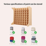 Bucasso Paint Rack Organizer 49 Holes - 10ml/18ml MR HOBBY Storage - Model Tool Storage with MDF Material, Craft Paint Holder Rack