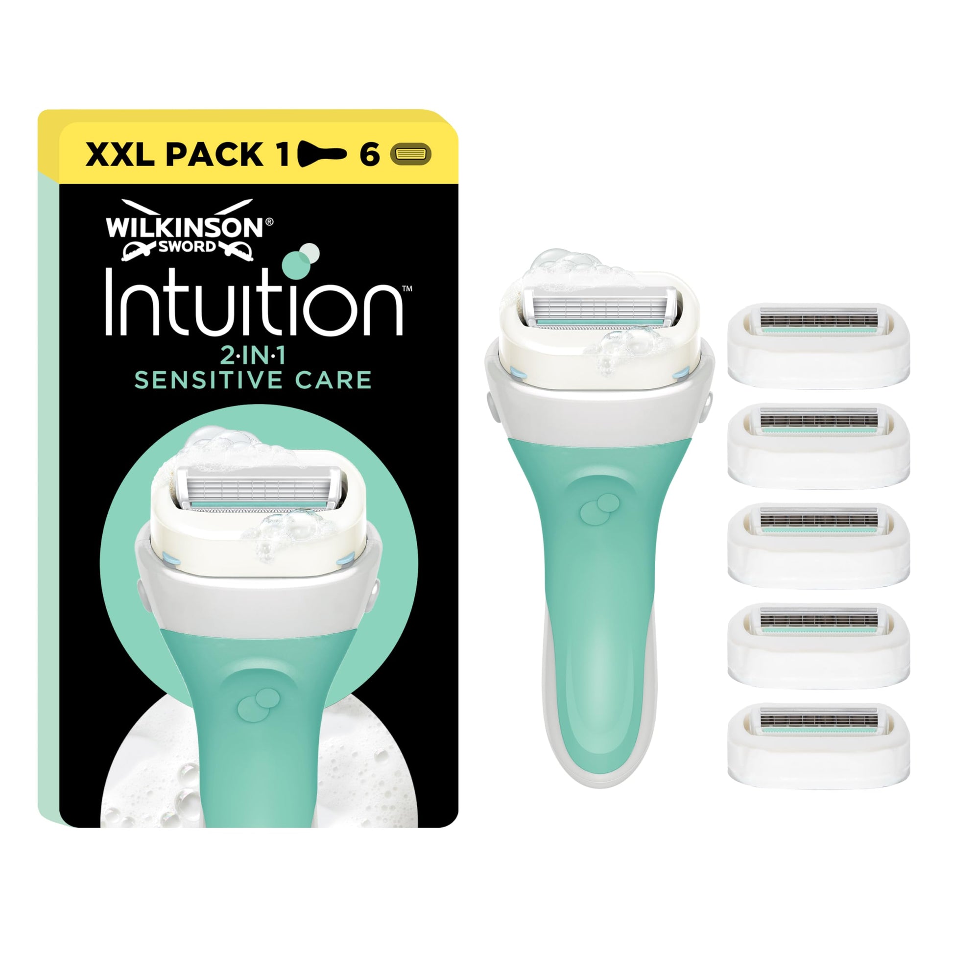 Wilkinson Sword Intuition 2-in-1 Sensitive Care Women’s Razor Blade Refills