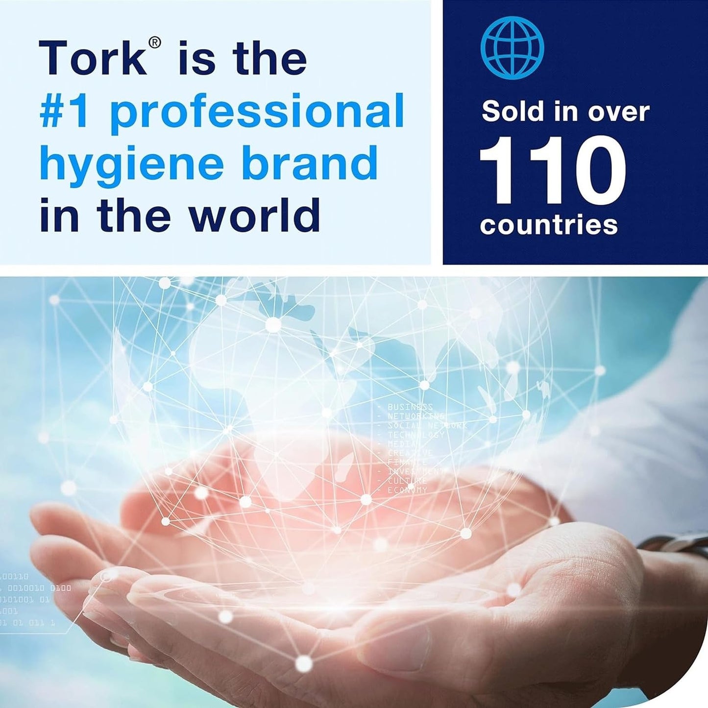 Tork Mildly Scented Foam Hand Soap 6 x 1000ml Reduces Consumption