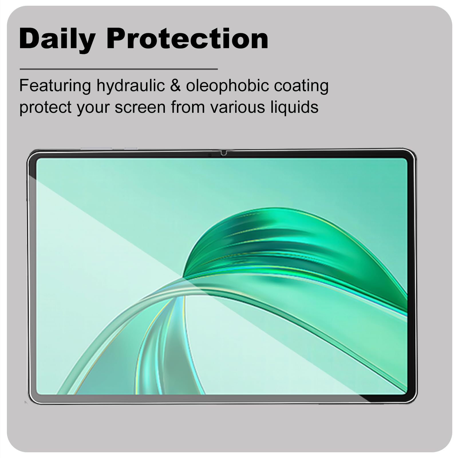 Screen Protector for HONOR Pad X8b/X8a 11 Inch 2 Pack Strong Tempered Glass