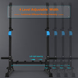 Heavy Duty Squat Rack Multi-Function Barbell Dip Stand Height Adjustable