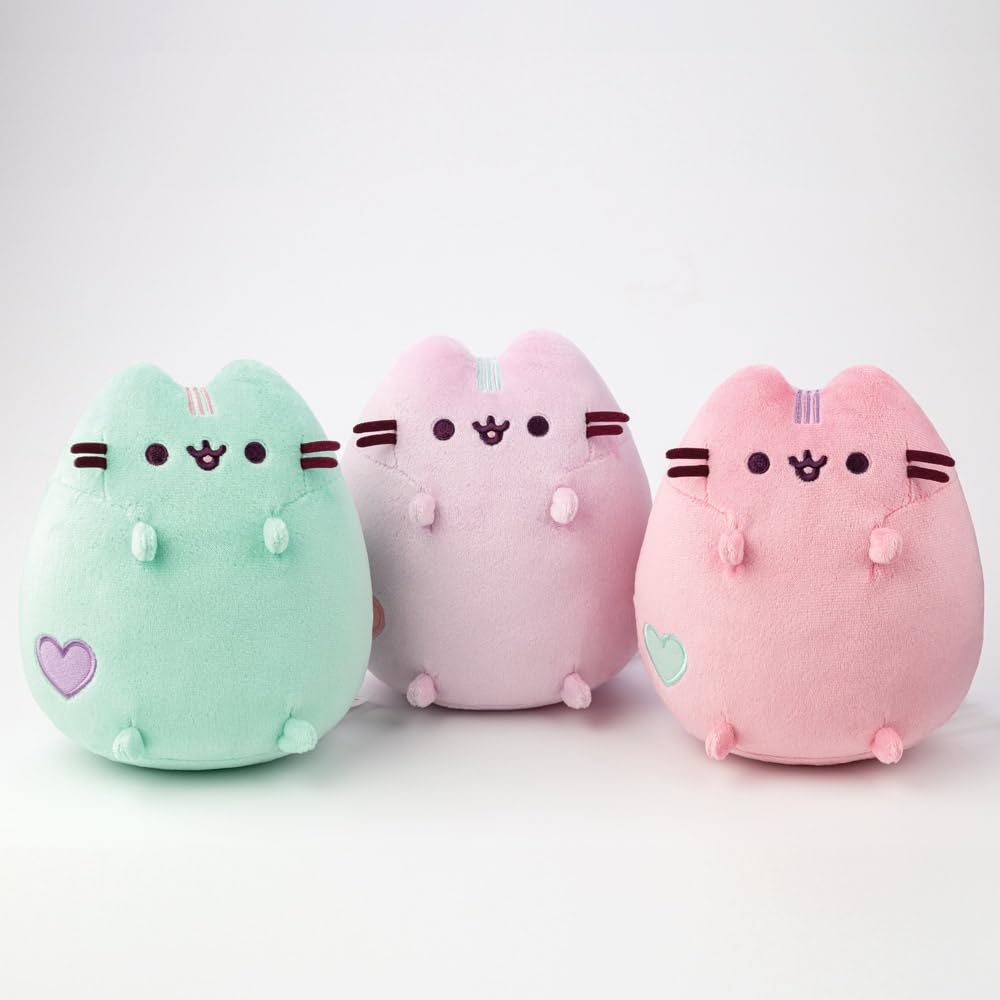 Aurora Mint Pastel Pusheen 7in Soft Toy - Green Plush