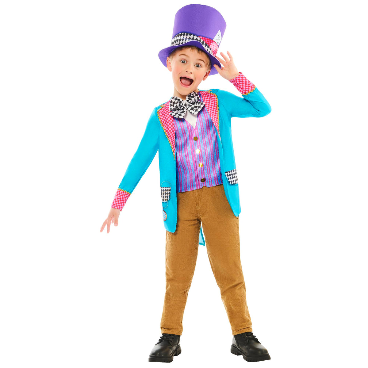 Rubies Official Eccentric Hatter Costume Fancy Dress Age 3-4