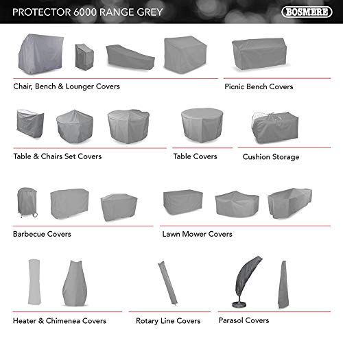 Bosmere Protector 6000 Garden Parasol Cover 236cm x 68cm Waterproof
