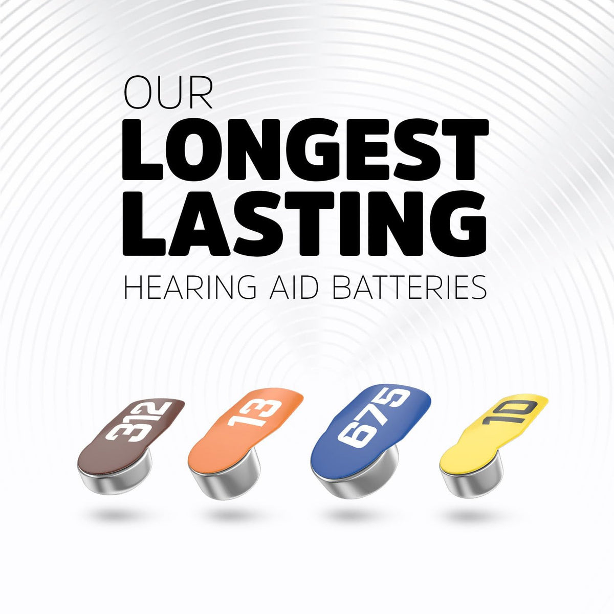 Energizer Sound Energy Hearing Aid Batteries Size 312, Bulk 60 Pack