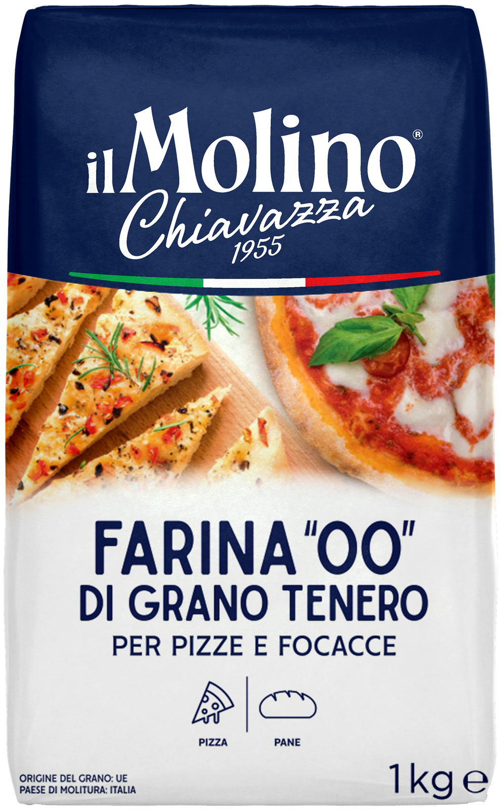 il Molino Chiavazza - Authentic Italian Soft Wheat Type ''00'' Pizza Flour 1kg