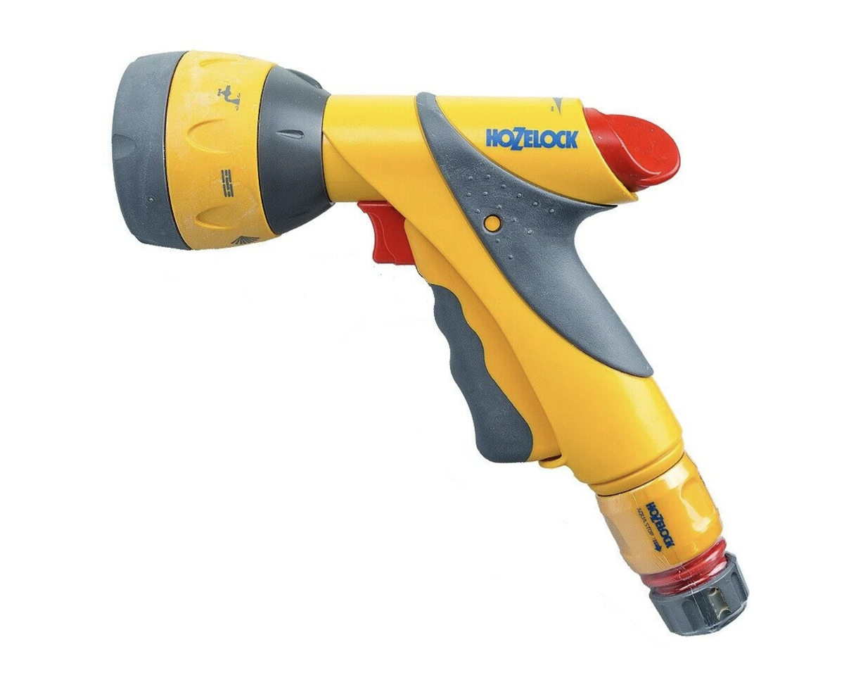 HOZELOCK Multi-Jet Spray Gun Plus, Ideal for Daily or Intensive Use, Multi-task Gun, Ergonomic, Easy-to-use, Lockable and Flow-controlled: 6 Spray Patterns