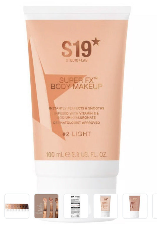 S19 Super FX Body Makeup 100ml - Shade #2 LIGHT