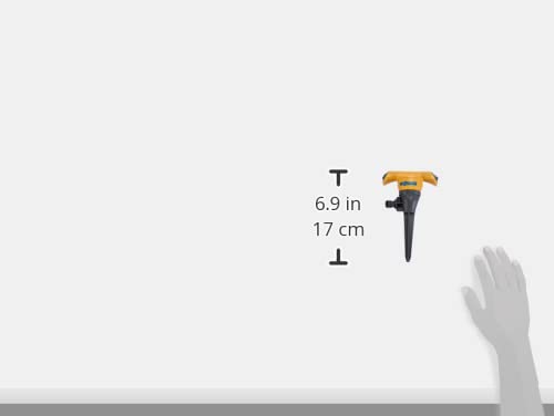 Hozelock Rotating Spike Sprinkler 177m² 15m Diameter - 2 Spray Patterns
