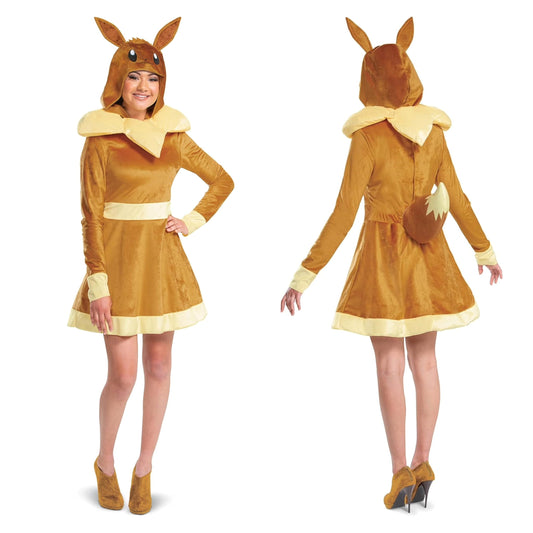 Disguise Pokémon Eevee Adult Fancy Dress Costume UK 16-18