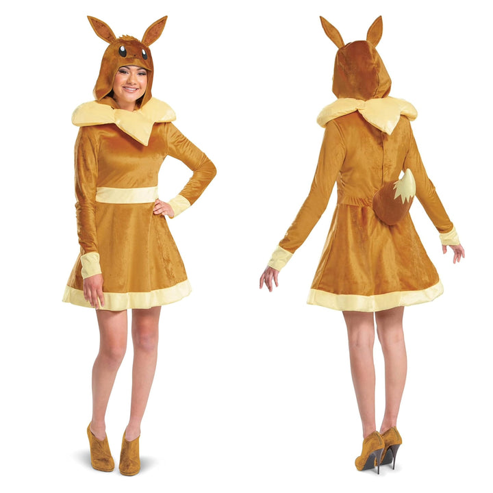 Disguise Pokémon Eevee Adult Fancy Dress Costume UK 16-18