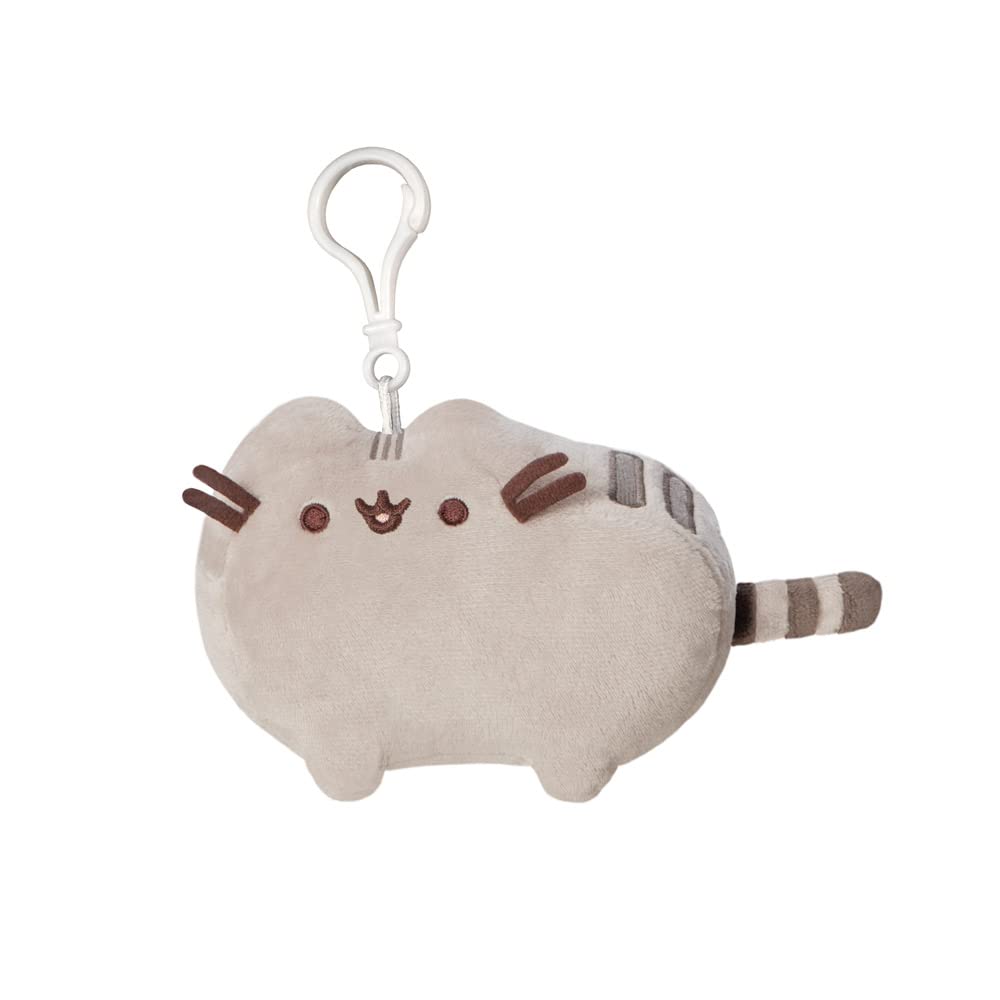 Aurora Classic Pusheen Keyring Soft Toy Grey 8cm