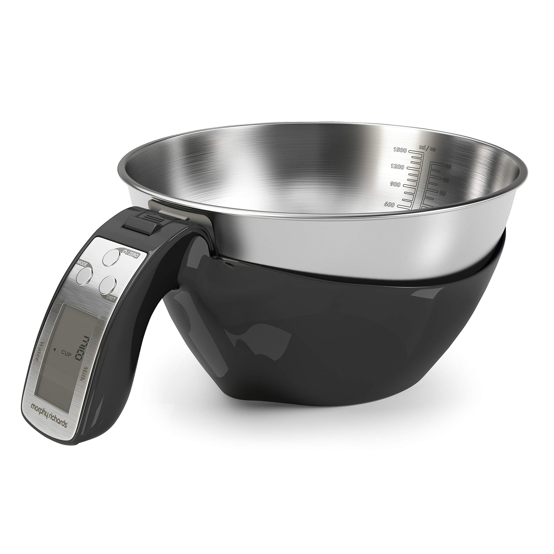 Morphy Richards 3 in 1 Digital Kitchen Scales with Jug in Black