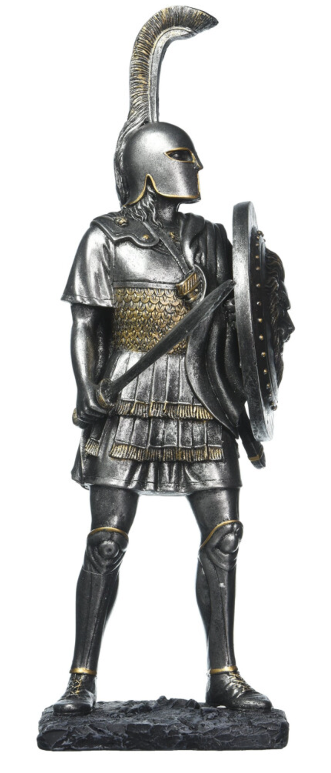 Design Toscano CL4309 Hand-Casted Greek Hoplite Warrior Statue