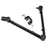 RockJam Premium Tube-Style Microphone Stand Boom Arm with Desktop Clamp