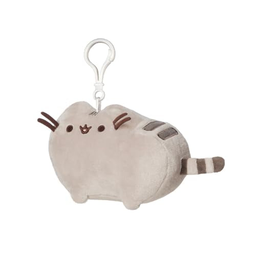Aurora Classic Pusheen Keyring Soft Toy Grey 8cm