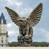 Design Toscano Chained Cathedral Gargoyle Statue Two Tone Stone