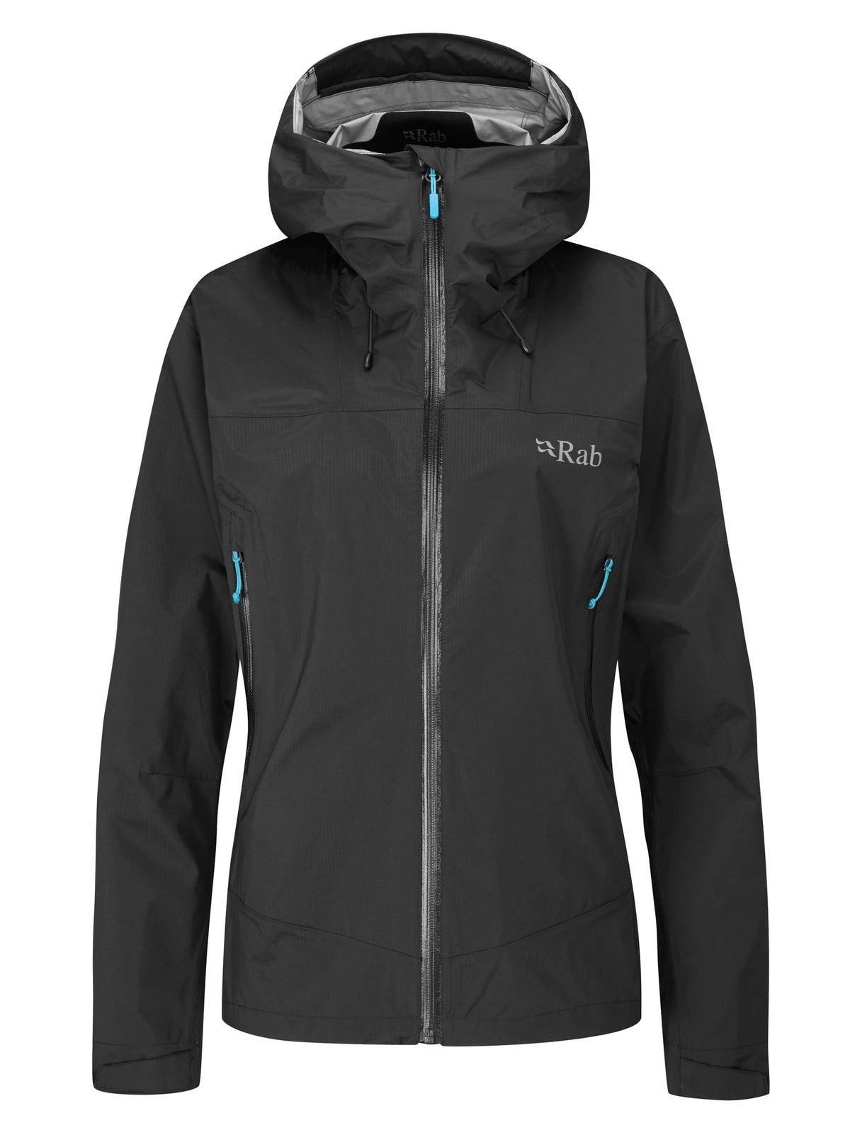 Rab Women's Downpour Plus 2.0 Waterproof Jacket - Black - 08