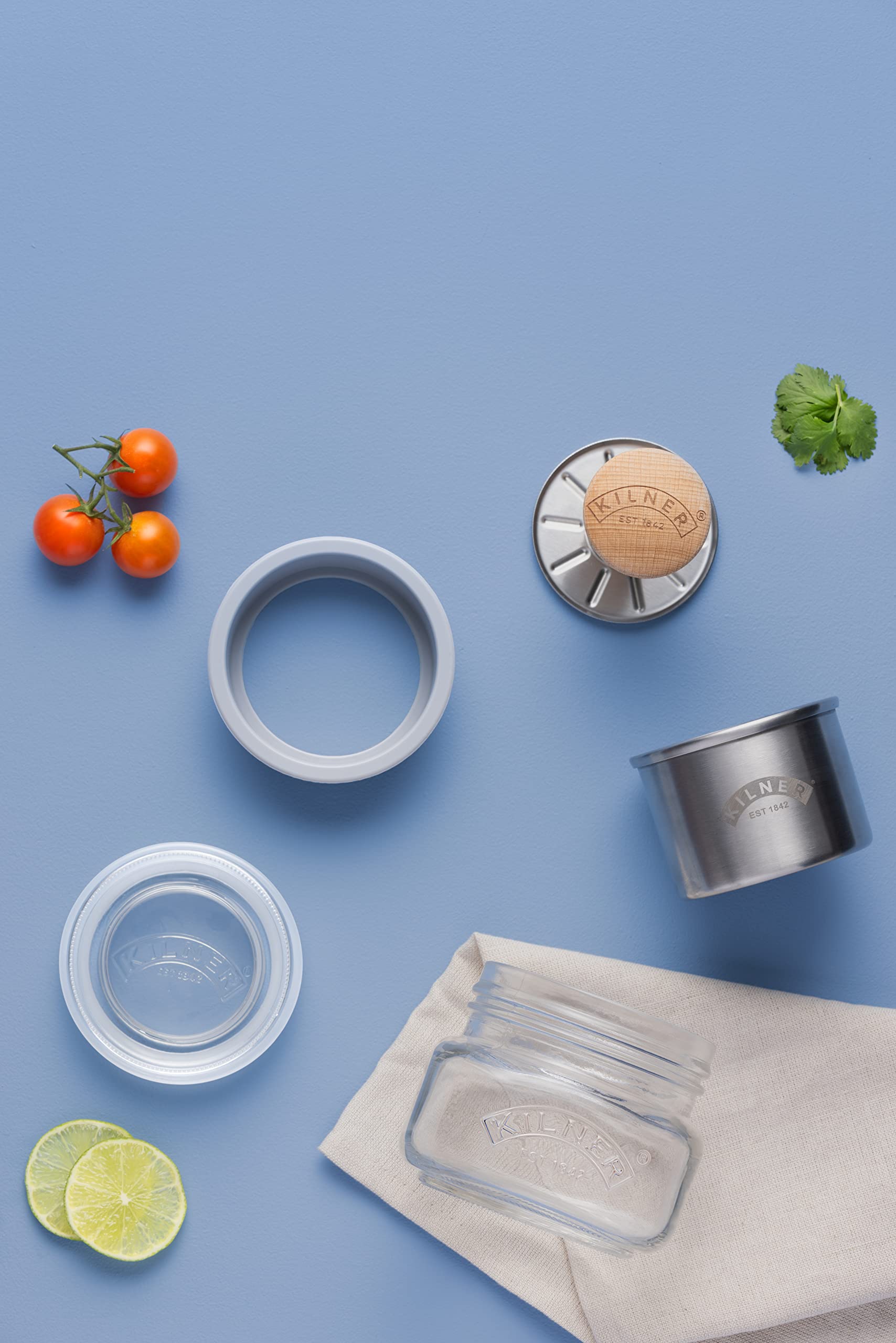 Kilner Mash & Store 500ml Glass Jar Set with Stainless Steel Tool