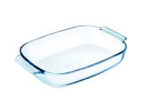Pyrex Rectangular Classic Roaster Glass Dish 39 x 25 cm 3.7 Litre Easy Grip