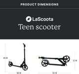 Lascoota Foldable Adult Scooter - Also Great as a Scooter
