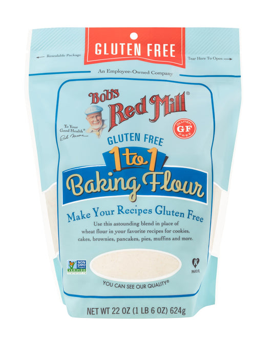 Bob's Red Mill Gluten Free 1 to 1 Baking Flour 624g Pouch