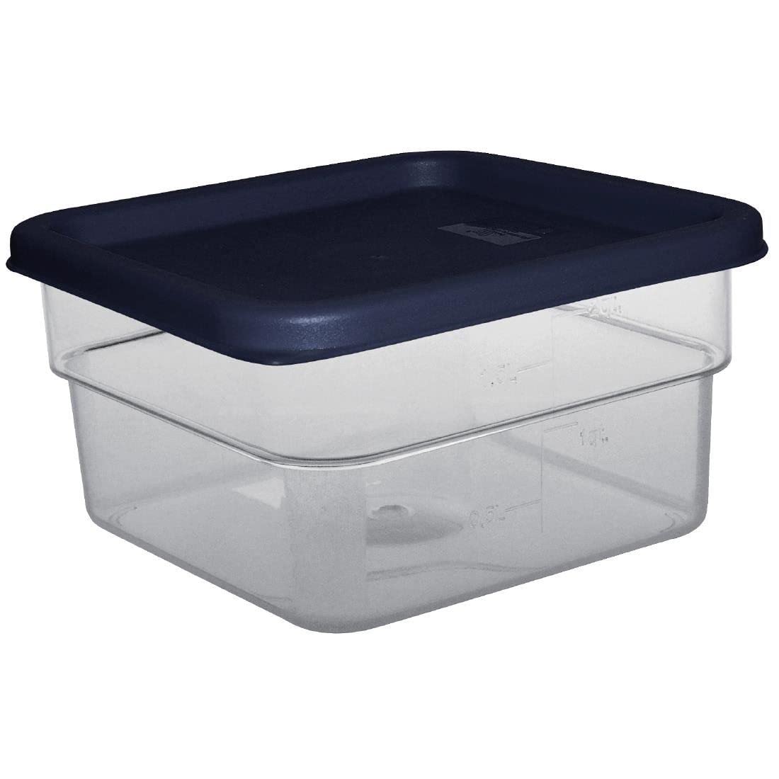 Hygiplas CF020 Polycarbonate Square Measuring Container 1.5 Ltr