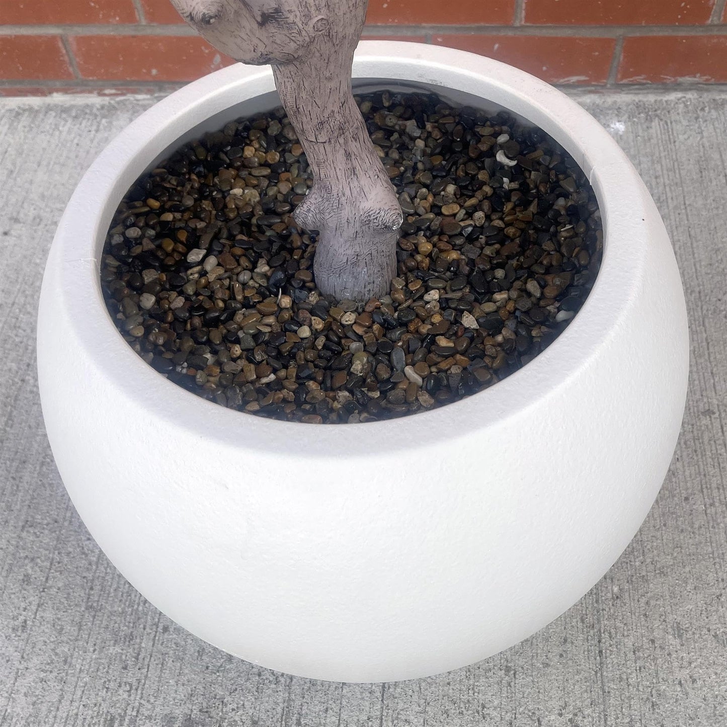 XL Artificial Olive Tree 200cm with Decorative Planter, Realistic Foliage Planter with White Pot