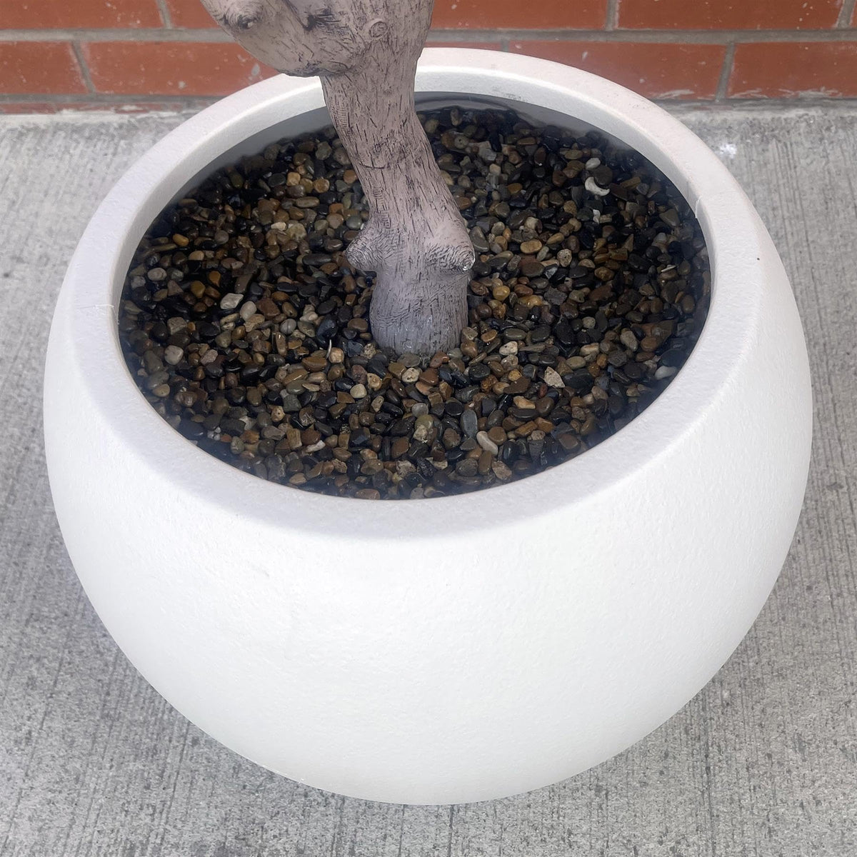 XL Artificial Olive Tree 200cm with Decorative Planter, Realistic Foliage Planter with White Pot