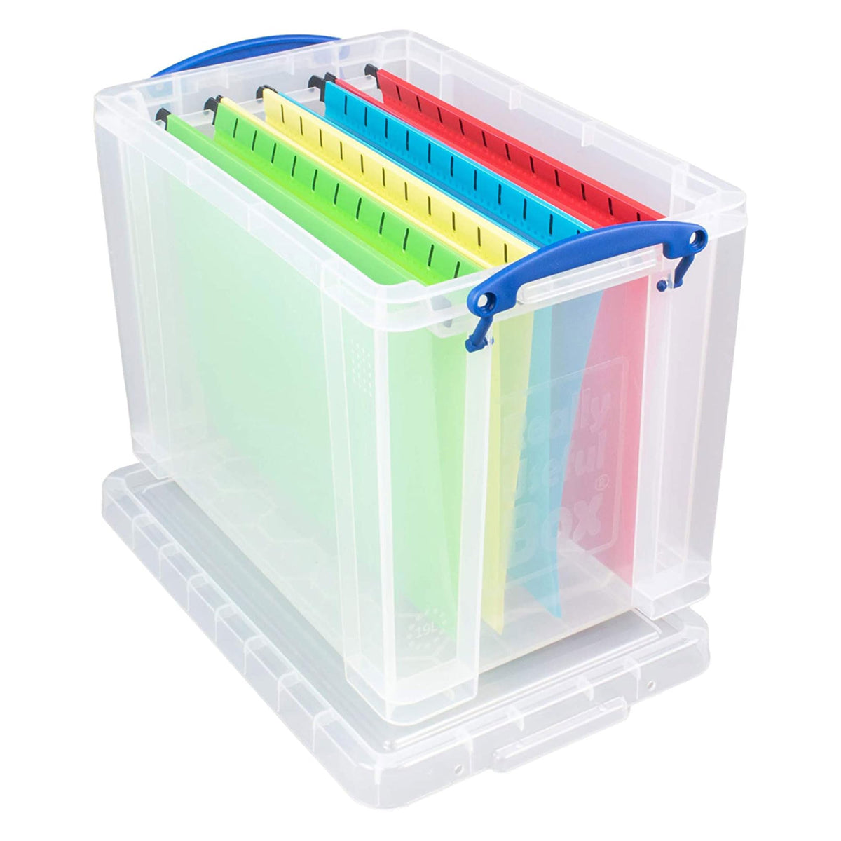 Really Useful Box 19 Litre Clear Plastic Storage Box with Locking Lid