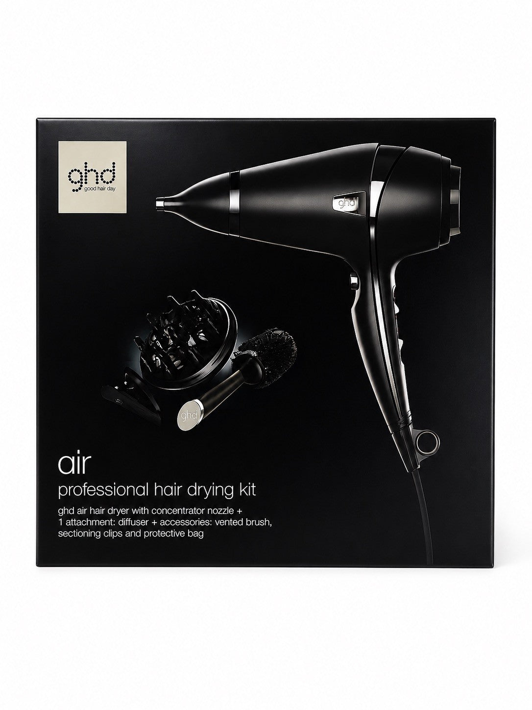 ghd Air Professional Ionic Hair Dryer 2100W Kit with Diffuser & Brush