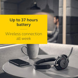 Jabra Evolve2 65 Wireless Noise Cancelling Headset – Black