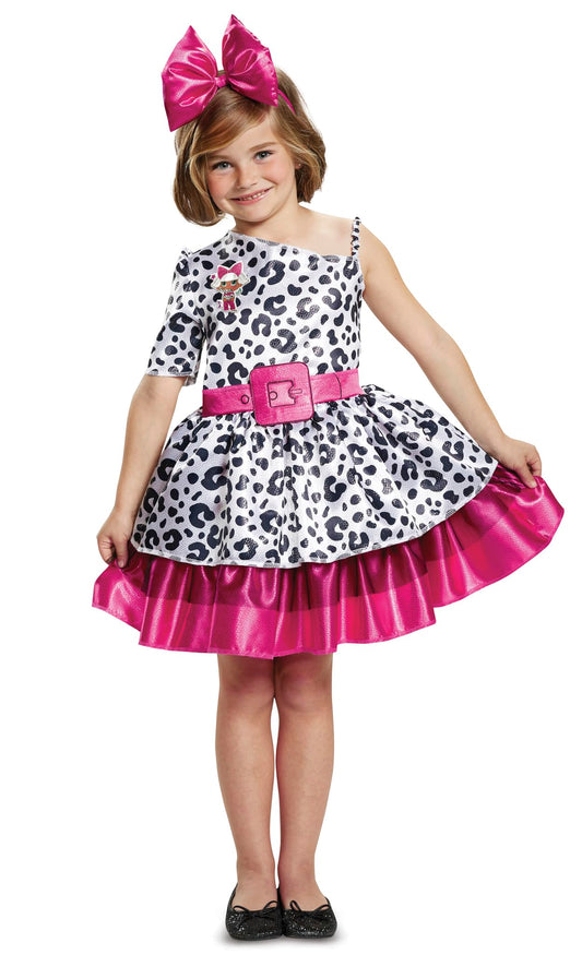 Disguise LOL Dolls Diva Fancy Dress Costume Outfit Size 7-8