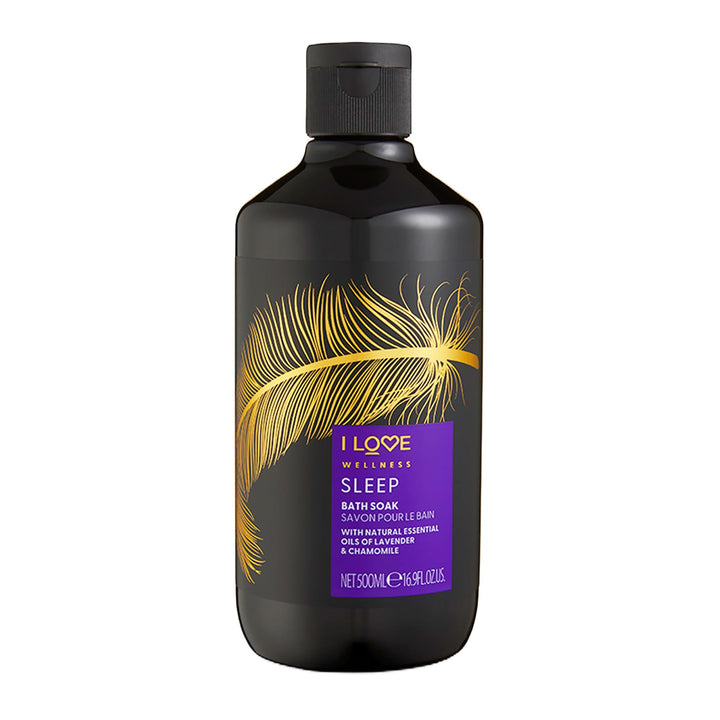 I LOVE Wellness Sleep Bath Soak 500ml with Natural Essential Oils of Lavender & Chamomile
