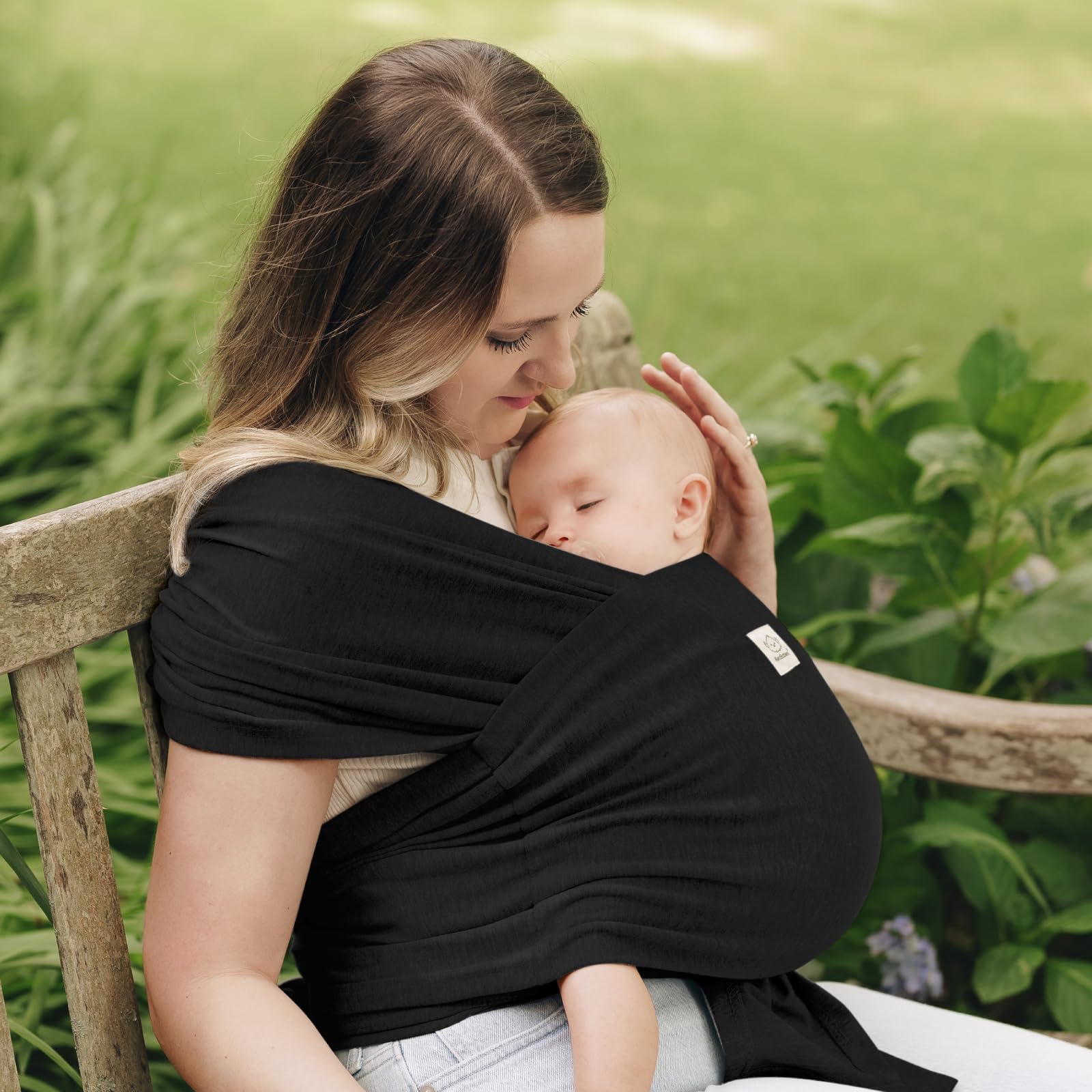 Black D-Lite Baby Wrap Carrier Sling - Newborn to Toddler