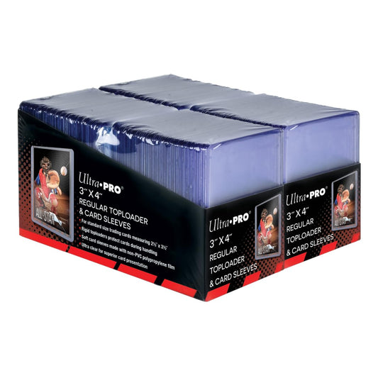 Ultra Pro 3" x 4" Trading Card Toploader & Sleeve Bundle 200ct