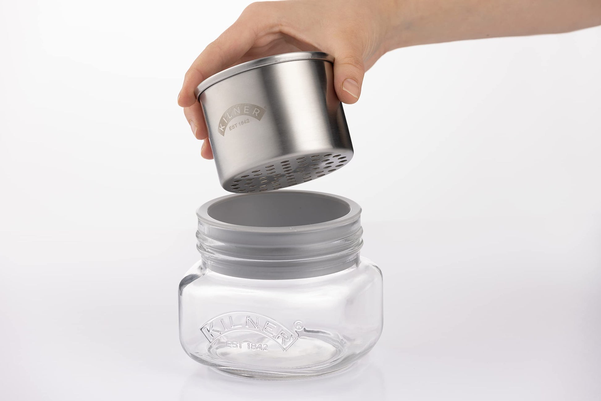 Kilner Mash & Store 500ml Glass Jar Set with Stainless Steel Tool