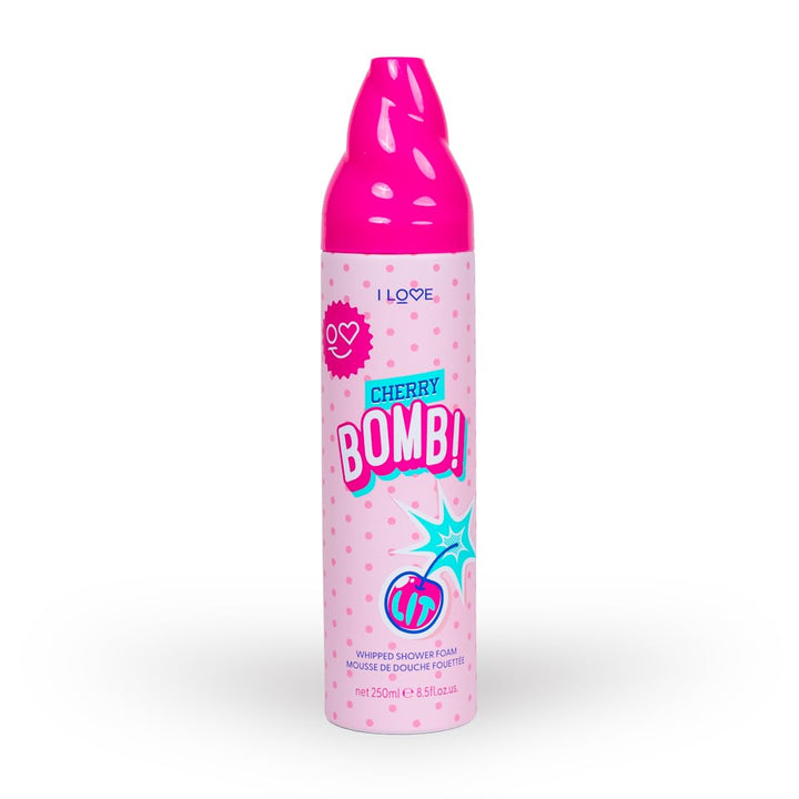 I LOVE Cherry Bomb Whipped Shower Foam Fruity Cherry Scented Body Wash 250ml