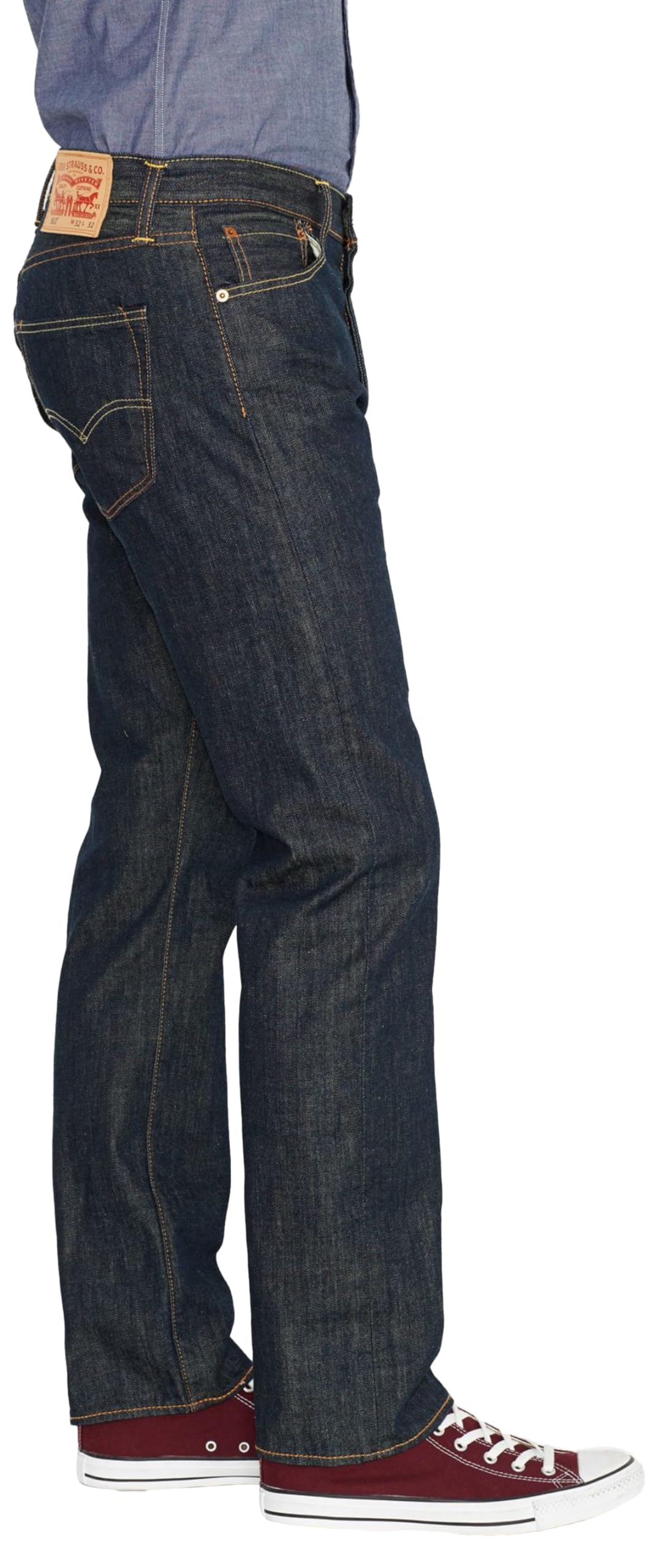 Levi's Men's 501 Original Fit Jeans Regular Marlon 36W 32L 100% Cotton 
