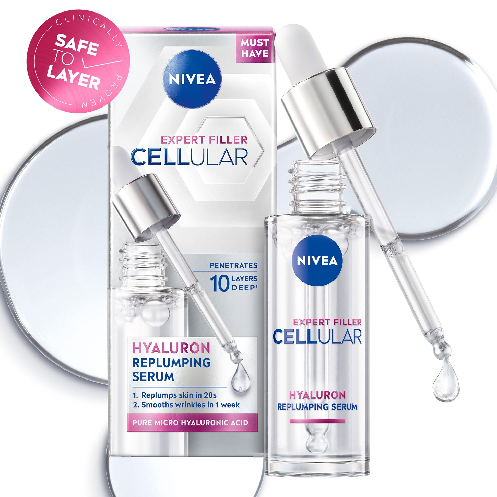 NIVEA Cellular Expert Filler Hyaluronic Acid Serum 30ml