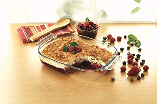 Pyrex Rectangular Classic Roaster Glass Dish 39 x 25 cm 3.7 Litre Easy Grip