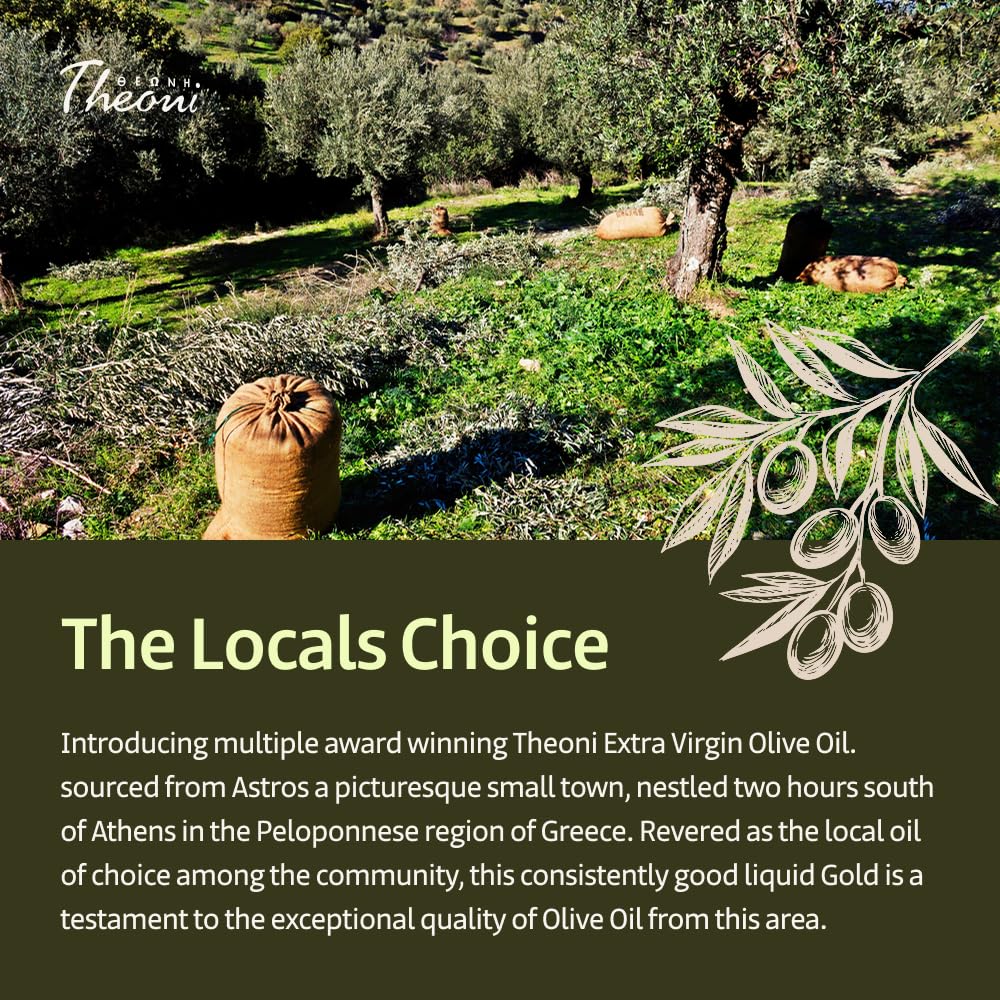 Theoni Extra Virgin Olive Oil Cold Pressed Greek 5 Litre