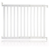 Safetots Chunky Wooden Screw Fit Stair Gate White 63.5-105.5cm