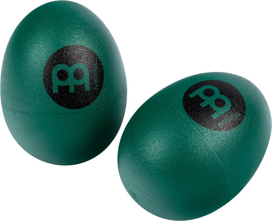 Meinl Percussion Egg Shaker Pair - Green Plastic Shakers