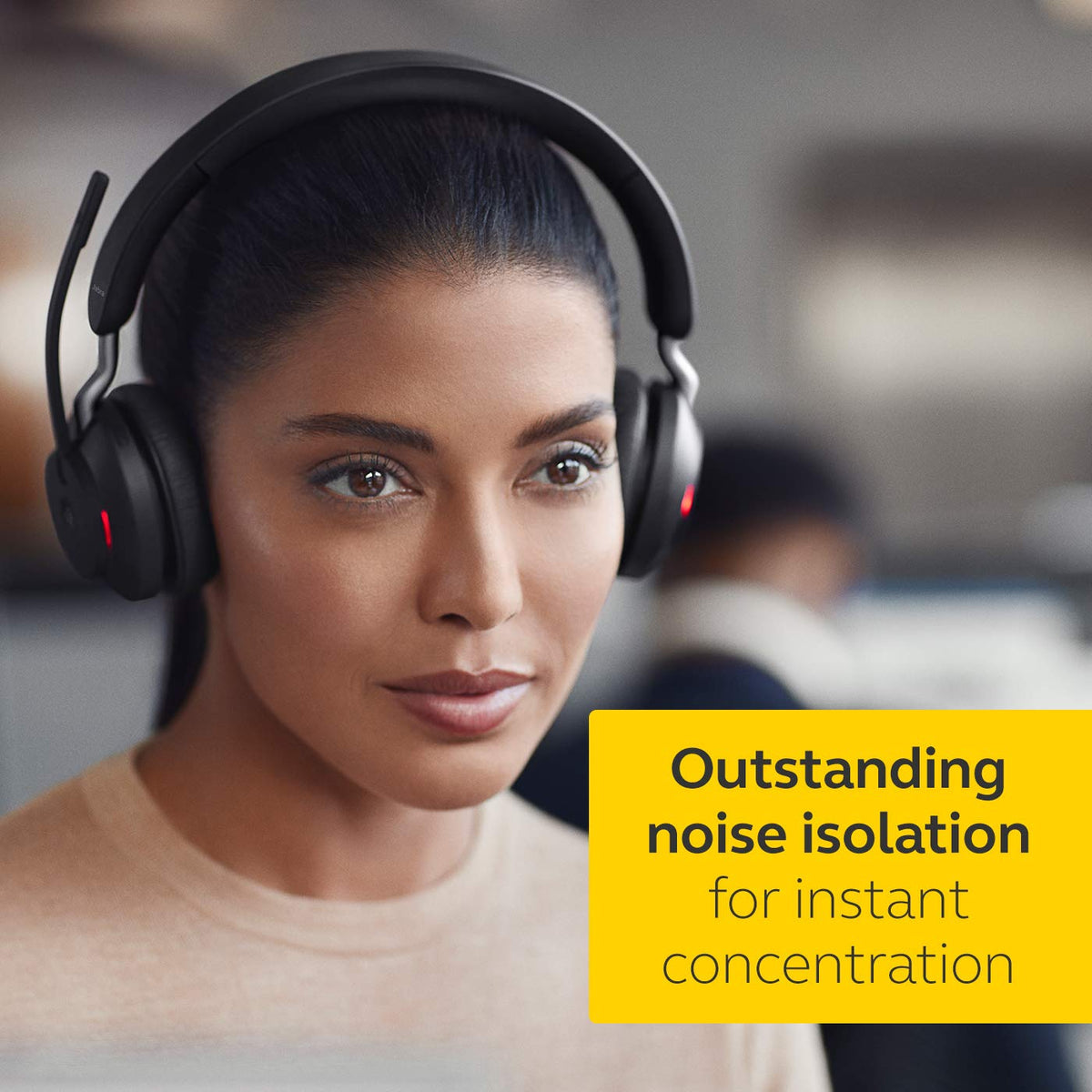 Jabra Evolve2 65 Wireless Noise Cancelling Headset – Black