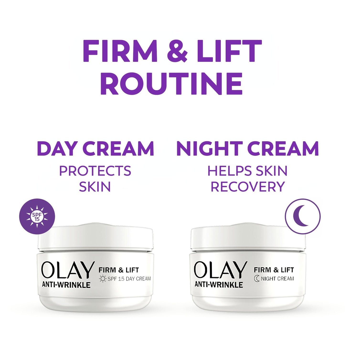 Olay Anti-Wrinkle Firm & Lift Giftset 50ml + 50ml SPF15
