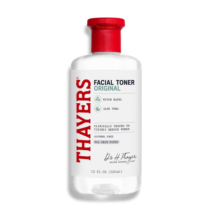Thayers Witch Hazel Facial Toner Original With Aloe Vera 355ml - Alcohol-Free & All Skin Types 