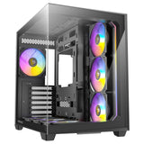 Antec C5 ARGB Mid Tower Tempered Glass PC Gaming Case Black