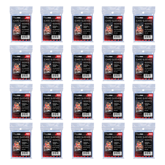 Ultra Pro 2000 Clear Soft Sleeves - 20 Packs Trading Card Protection