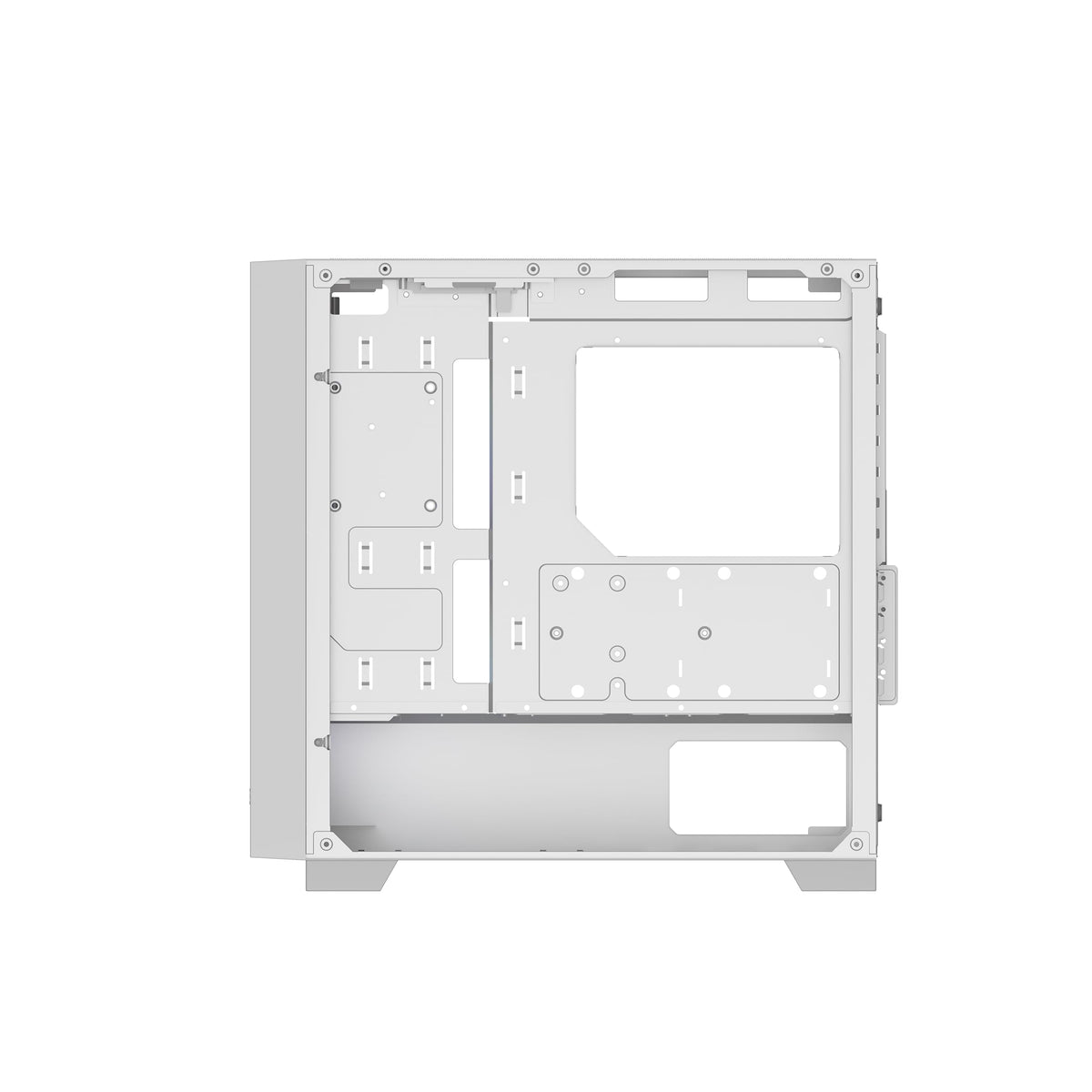 PCCOOLER C3D310 M-ATX Gaming PC Case, 120mm ARGB Fans, 240MM Radiator Support